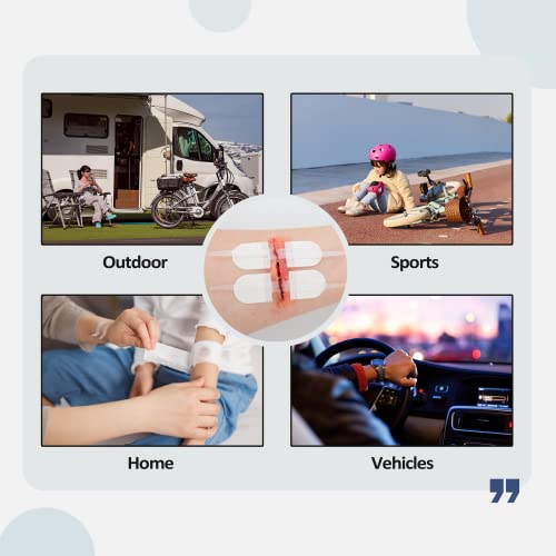 Rhino Rescue Zip Stitch 6Pcs With Wound Dresssings, Wound Closure Strips Without Suture, Zipstitch Laceration Closure Kit For Cut Care, Adhesive Wound Closure Bandages #TOP2