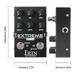 Jemora Distorsion Guitar Effect Pédale d’effet de guitare portable avec commandes de niveau d’amplification de fréquence basse/moyenne/élevée pour guitare électrique – EXTREME - Les Beatles, Paul McCartney, John Lennon, RIngo Starr, George Harrison Jemora Distorsion Guitar Effect Pédale d'effet de guitare portable avec commandes de niveau d'amplification de fréquence basse/moyenne/élevée pour guitare électrique - EXTREME – Image 7