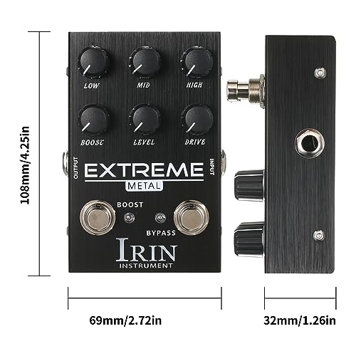 Jemora Distorsion Guitar Effect Pédale d’effet de guitare portable avec commandes de niveau d’amplification de fréquence basse/moyenne/élevée pour guitare électrique – EXTREME - Les Beatles, Paul McCartney, John Lennon, RIngo Starr, George Harrison Jemora Distorsion Guitar Effect Pédale d'effet de guitare portable avec commandes de niveau d'amplification de fréquence basse/moyenne/élevée pour guitare électrique - EXTREME – Image 8