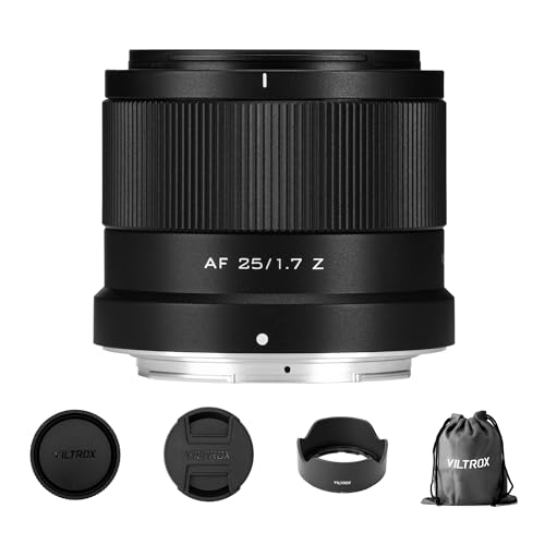 VILTROX 25mm f/1.7 Z-Mount APS-C Lens 25mm F1.7 Auto Focus STM Large Aperture Prime Lens Compatible with Nikon Z Mount Cameras Z5 Z50 Z5 Z6 Z6II Z7 Z7II ZFC Z30 Z9 Z8 Z6III by VILTROX - Used condition - US$138.44