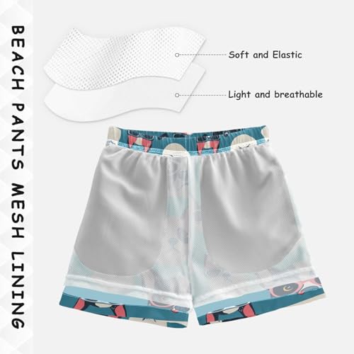senya Dogs Hipster Boys Swim Trunks Toddler Shorts Swimwear Boardshorts4