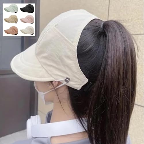 Sombrero de sol para mujer con ala ancha y protección UV miniatura 3