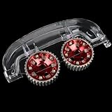 G-PLUS Clear Cam Gear Timing Belt Cover Compatible with Mitsubishi Eclipse 4G63 Turbo DSM 1G EVO 1/2/3