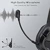 Gaming Headset for PS5PS4Xbox Series XXbox Series S/OnePCPS5Pro 207g Headset with Clear Mic for Work 2026 Upgrade Wired Gaming Headphones with Mic3.5mm Splitter79in Cable.Gamer Gifts
