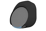 Splin Suporte All In One Tomada Para Smart Speaker Alexa Echo Pop - Amazon - Modelo Compacto Fonte Horizontal (preto)