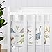 Sweet Jojo Designs + BreathableBaby 2-Piece Breathable Mesh Crib Liner Set (Watercolor Dinosaur Dino) for Boys, Baby, Infants/Newborn Nursery (Modern, Dinosaurs, Jurassic, Nature, Animal, Green, Blue)