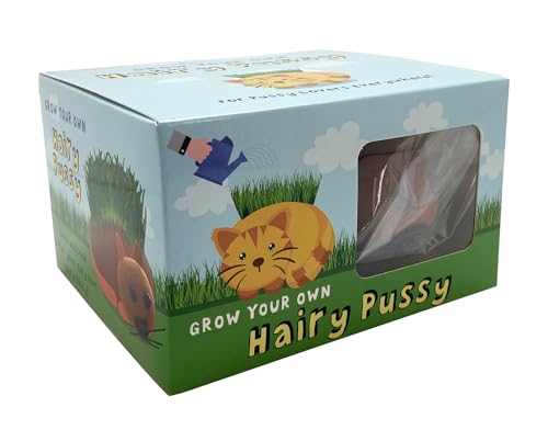Diabolical DP1257 Grow Your Own Hairy Pussy (Cat) - Funny Secret Santa Gifts for Women Rude Birthday Gifts for Her Funny Gifts for Men Under 10 Pounds 13x11x7.5cm