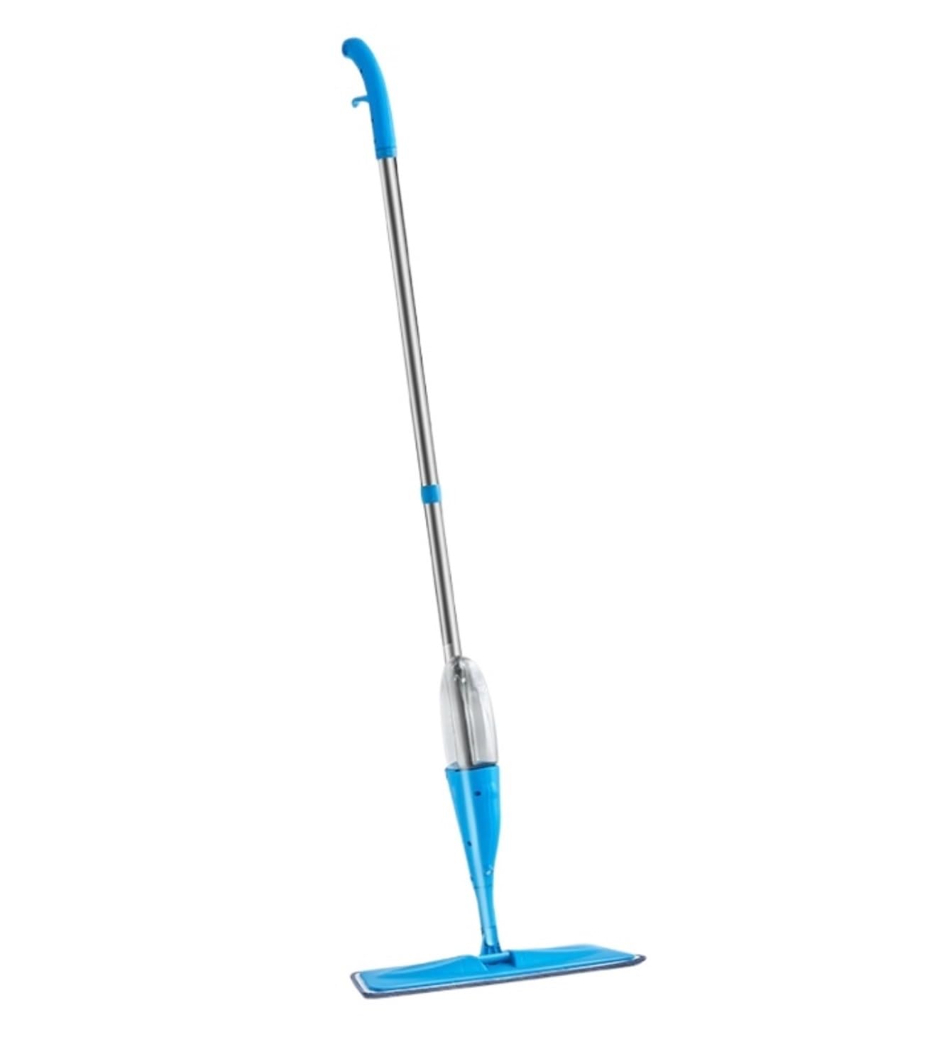 Fregona Fregona para Piso con Almohadillas Reutilizables, Mango De 360 ​​Grados, para Cocina, Barredora, Escoba Limpieza Suelo(Blue)