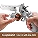 Toy Guns for Boys,Revolver Foam Soft Bullet,Children Outdoor CS Toy Gun Pistol Revolver， for Age of 3 + Years Old Birthday Party Gifts for Boys and Girls, （11 in）