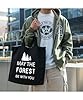 Hippowarehouse May The Forest be with You Tote Shopping Gym Beach Bag 42cm x38cm, 10 litres #2