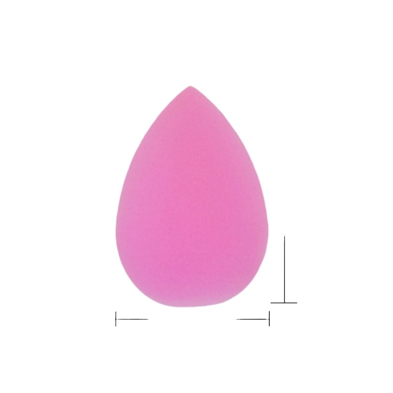 50 x Mini-Make-up-Schwämme | Dicker Samt-Make-up-Puff, doppelt verwendbar, Blau