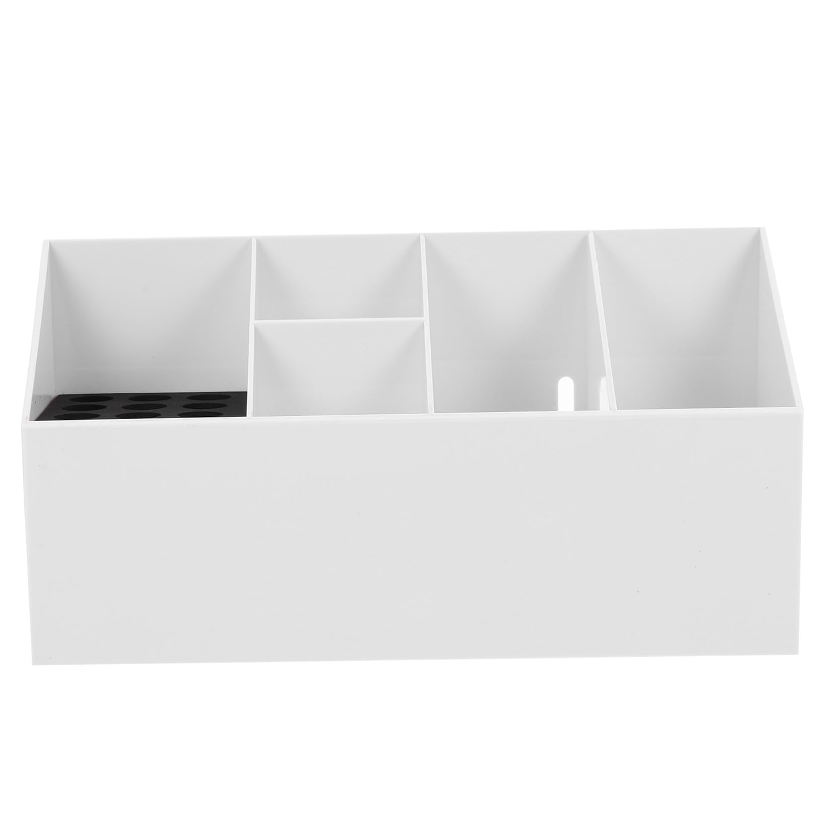 minkissy Organizzatore in Plastica Bianca per Strumenti da Parrucchiere Porta Forbici e Pettini Design Elegante per Saloni di Bellezza e Barbieri