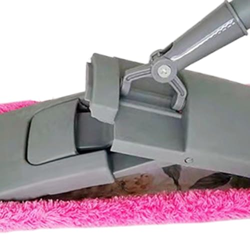 Mopa de madera dura con ángulo ajustable y mango largo anti dolores de espalda 8