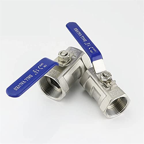 Válvula de interruptor de agua con rosca interna de 3/4" en acero inoxidable 3