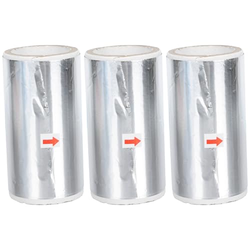 TEHAUX Envolturas de Papel de Aluminio para Manicura 3 Piezas Papel Aluminio Flexible para Remover Esmalte de Uñas Herramienta Práctica para Manicura y Pedicura Salones y Uso Doméstico