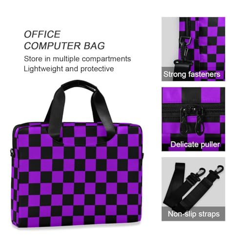 Maletín Protector para Laptop 15.6" Negro Violeta miniatura 6