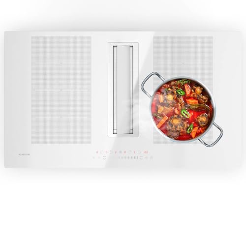 Klarstein Chef-Fusion Placa de Inducción con Extractor Integrado, 90 cm
