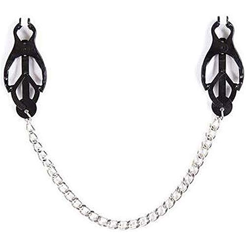 LzTech 3-Chains Design Stainless Steel Clam-p Tool Adjustable Nipplê Clips Personal Muscle Stimulation