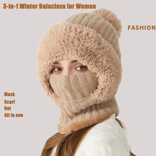 Choosemuc Hat, Choosemuc 3 in 1 Balaclava, Choosemuc Women's Outdoors Windproof Scarf Hat2