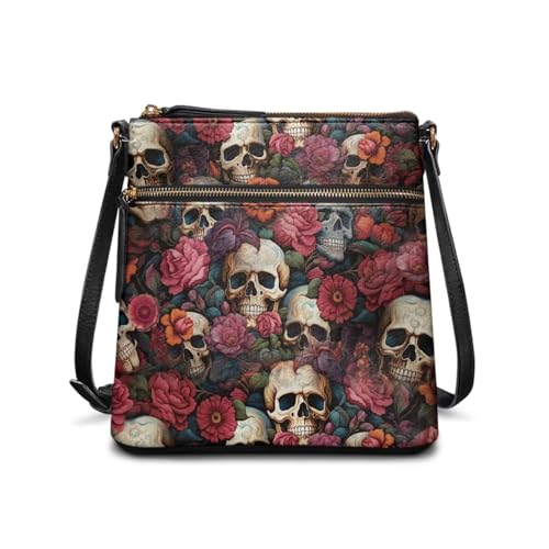 Crossbody Bags for Women Leather Large Shoulder Bag Purses with Adjustable Strap Zipper Pockets Handbags for Work