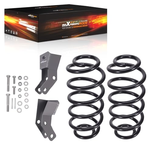 maXpeedingrods 2” Rear Lowering kit for GM SUV 2007-2020, for Chevy Tahoe/Avalanche/Suburban, for GMC Yukon/Denali/Yukon XL, for Cadillac Escalade EXT, Lowering Spring & Shock Extention