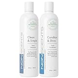 Fragrance Free Shampoo and Conditioner Set - NEW & Improved Formula Hydrating Shampoo for Dry Hair - Organic Curly Hair - Moisturizing and Unscented Shampoo and Conditioner for All Hair Types