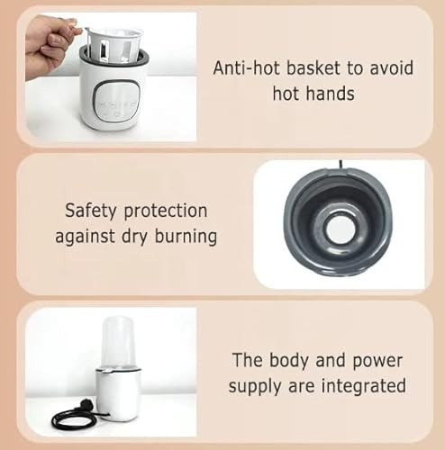 image for Lexals Portable Baby Bottle Warmer Multi-Function Digital Steam Baby B