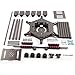 JeeFly LX850 Carbon Fiber Hexacopter Frame Kit Foldable Arm 850mm Heavy Lift Drone Frame with Landing Gear for Cinematic & Industrial Payloads