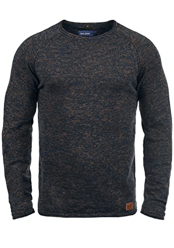 BLEND Dan - Jerséis para Hombre, tamaño:L, Color:Burned Orange (73823)