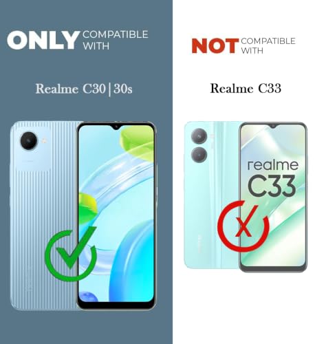 Image of Jkobi Lifetime Anti-Yellow MagSafe Compatible Clear Back Cover Case for Realme C30 | C30S (Sleek Hard Crystal | Shockproof and Camera Protection)