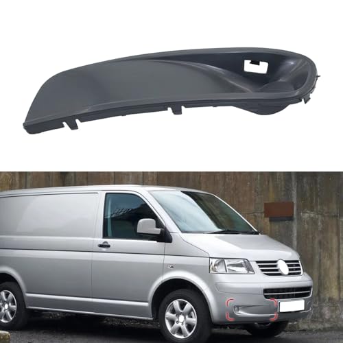 Cubierta de parrilla VW T5 2003-2010 para parachoques delantero sin agujero de antiniebla 3