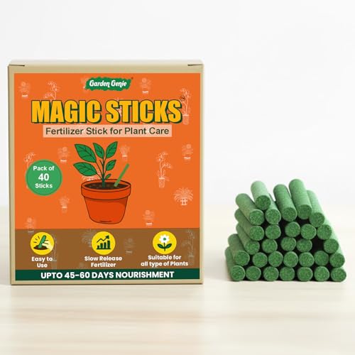 Garden Genie Magic Sticks (Pack of 40) | Plant Food Sticks for In...