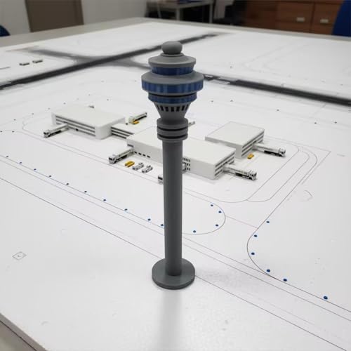 Diorama aéroport 1/400 : décor miniature avec accessoires pour table à sable et modélisme - 6