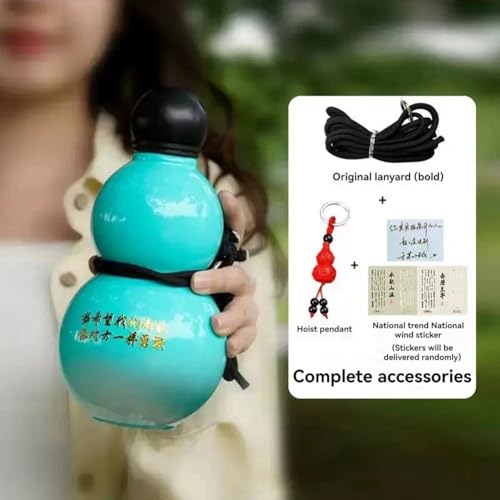 Bouteille d'eau grande capacité 800ml bleue anti-panne d'hydratation - 6