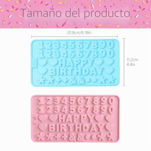 Miniatura 2 de 2 Moldes De Silicona Con Letras, Molde Reutilizable Para El Número De Chocolate, Herramienta De Repostería Antiadherente Para Chocolate, Pasteles, Gelatina, Dulces, Jabón