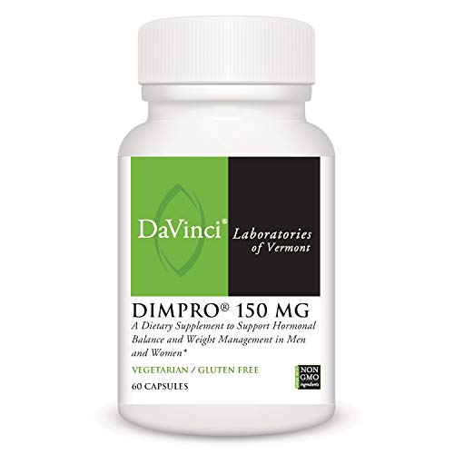 Davinci Laboratories - Dimpro 150 Mg, Dim Capsules (60), Natural Estrogen Blocker for Men and Women, 60 Count