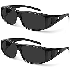 2 Pack: Black Frame With Grey Lens