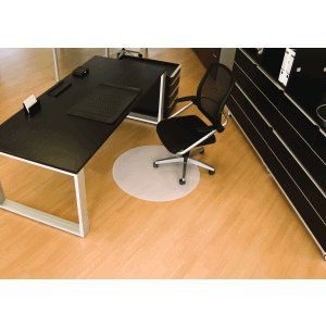 Preisvergleich Produktbild BSM Bodenschutzmatte für Hartböden 60cm milchig / transparent rund