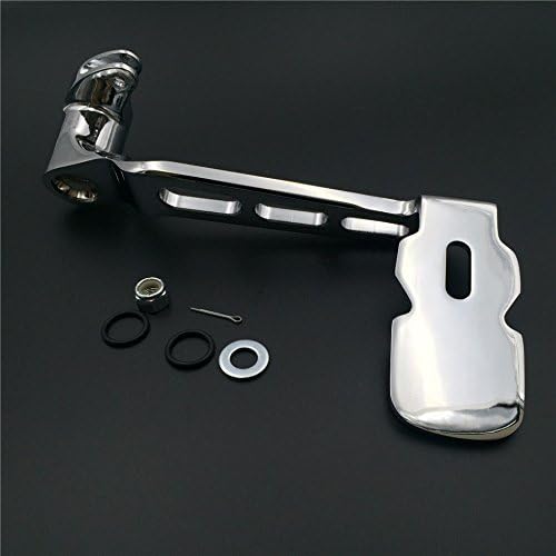 HTT Motorcycle Chrome Rear Brake Lever Brake Pedal Foot Lever Three-Hollow-Out Fit 2014-later Touring Trike (Street Glide/CVO/Tri)