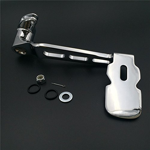 Htt Motorcycle Chrome Rear Brake Lever Brake Pedal Foot Lever Three-Hollow-Out Fit 2014-Later Touring Trike (Street Glide/Cvo/Tri) #TOP5