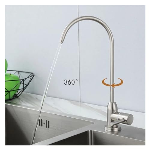 Mélangeur d'évier noir mat haut de gamme orientable avec option eau pure