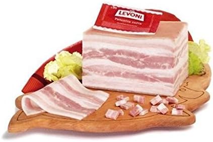 Levoni Cooked Pancetta Cotta - No MSG, Imported from Italy - Sliced by 1 lb
