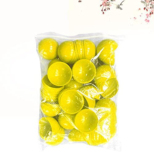 BESPORTBLE 50 Stücke Ball Lottobälle Spielball Lotteriekugeln Kinderspielzeug für Weihnachten Xmas Familienspiele Partyspiele Party Dekoration Supplies 4cm Gelb