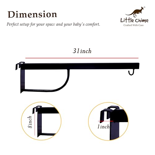 Image of New Born Baby Window Cradle Hanger Rod Metal Jhula /Thottil Stand for Infants | Heavy Duty Hanging Cradle Support | Safe & Durable Baby Swing Holder - Upto 15 Kgs