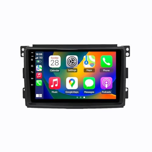 Traceur GPS Mercedes Smart Fortwo 2005-2010 autoradio Android 4G WiFi Bluetooth