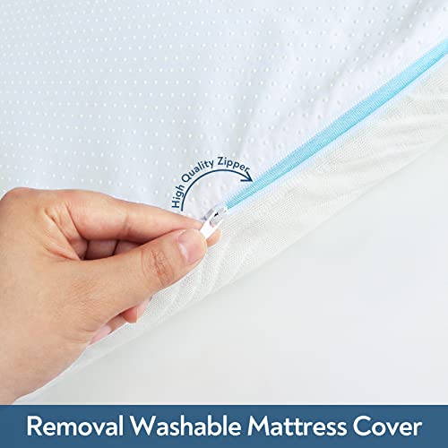 Mini Crib Mattress Topper 38" X 24", Fits For Dream On Me, Davinci & Delta Children Mini Crib, Waterproof Bamboo Cover, Dual Sided (Firm For Babies) And Soft Memory Foam (For Toddlers), Mini Mattress #TOP2