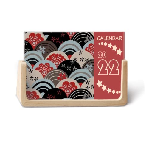 Calendrier de bureau traditionnel japonais 2022 pour organiser son espace de travail avec soin