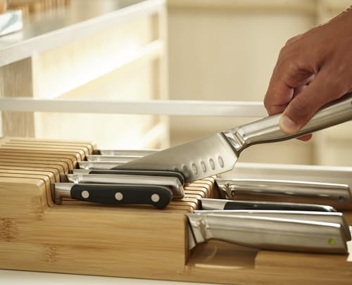 image for Joseph Joseph DrawerStore Knife Organizer, holds up to 12+ knives, Kit