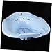 BCOATH 1pc Sitz Bath Basin for Pregnant Women Blue Cleaning Tool Comfortable Butt Wash Basin for Home Use Easy to Install for Elderly and Care