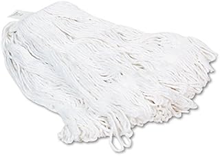 212 Main BWK 24 oz Pro Loop Web & Tailband Wet Rayon Mop Head - White